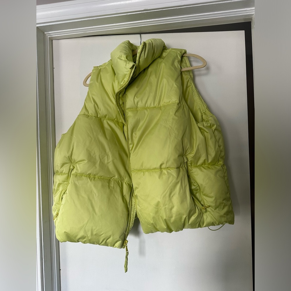 Neon Puffer Vest Old Navy 2X